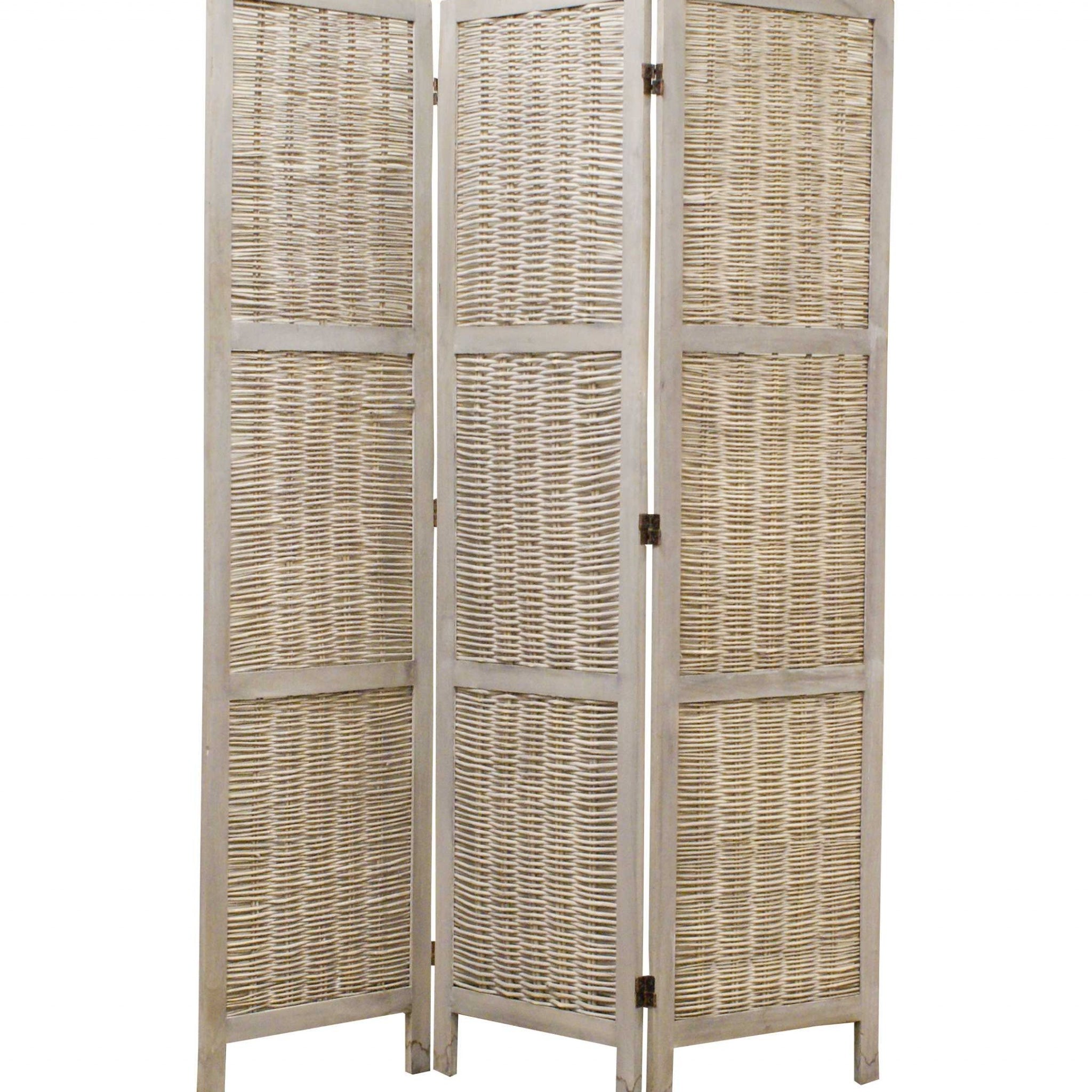 52 X 67 Beige Wood  Screen