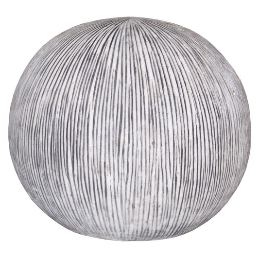 1 X 16 X 14 Sandstone Ribbed Finish Outdoor Light - Ball