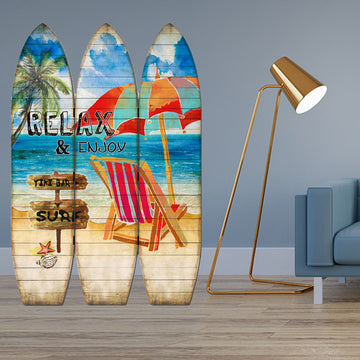 47X1X71 Multicolor Surfboard Screen