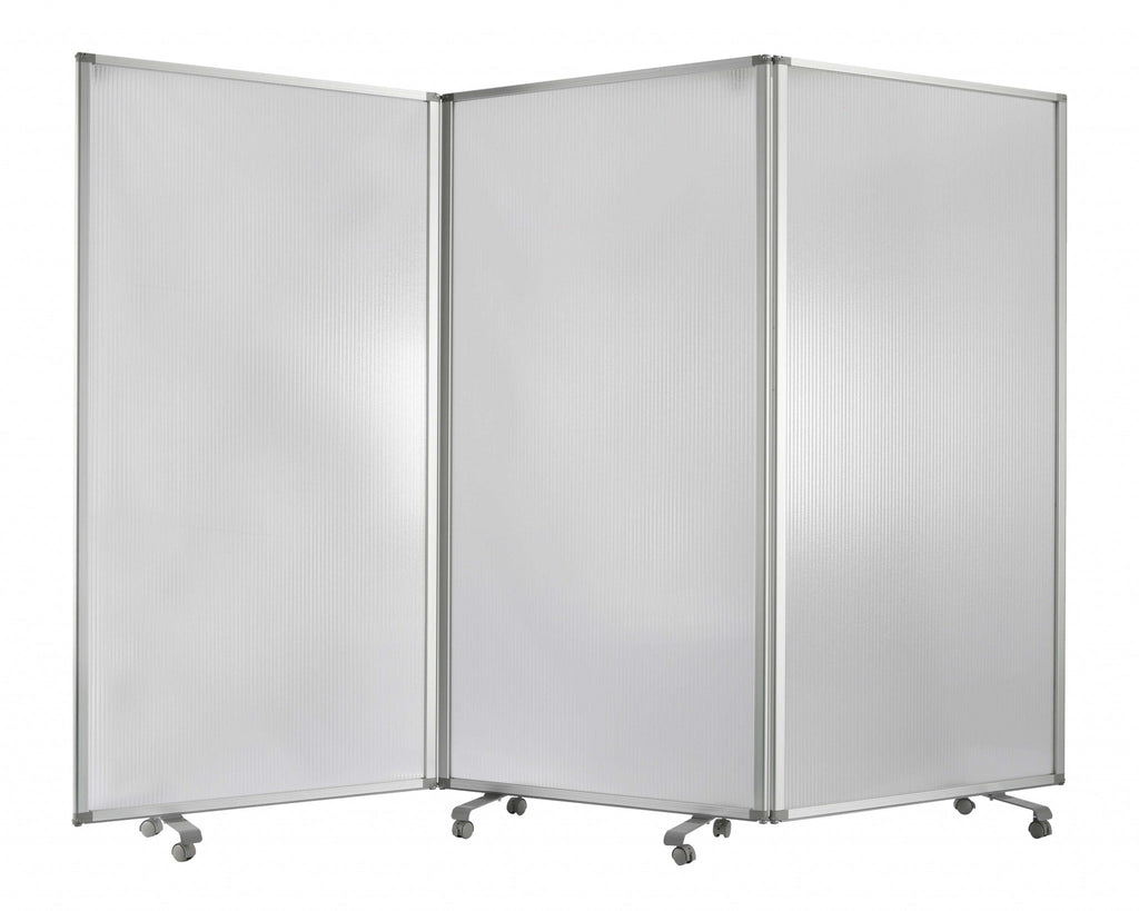 106 X 1 X 71 White Metal And Pvc Resilient - Screen