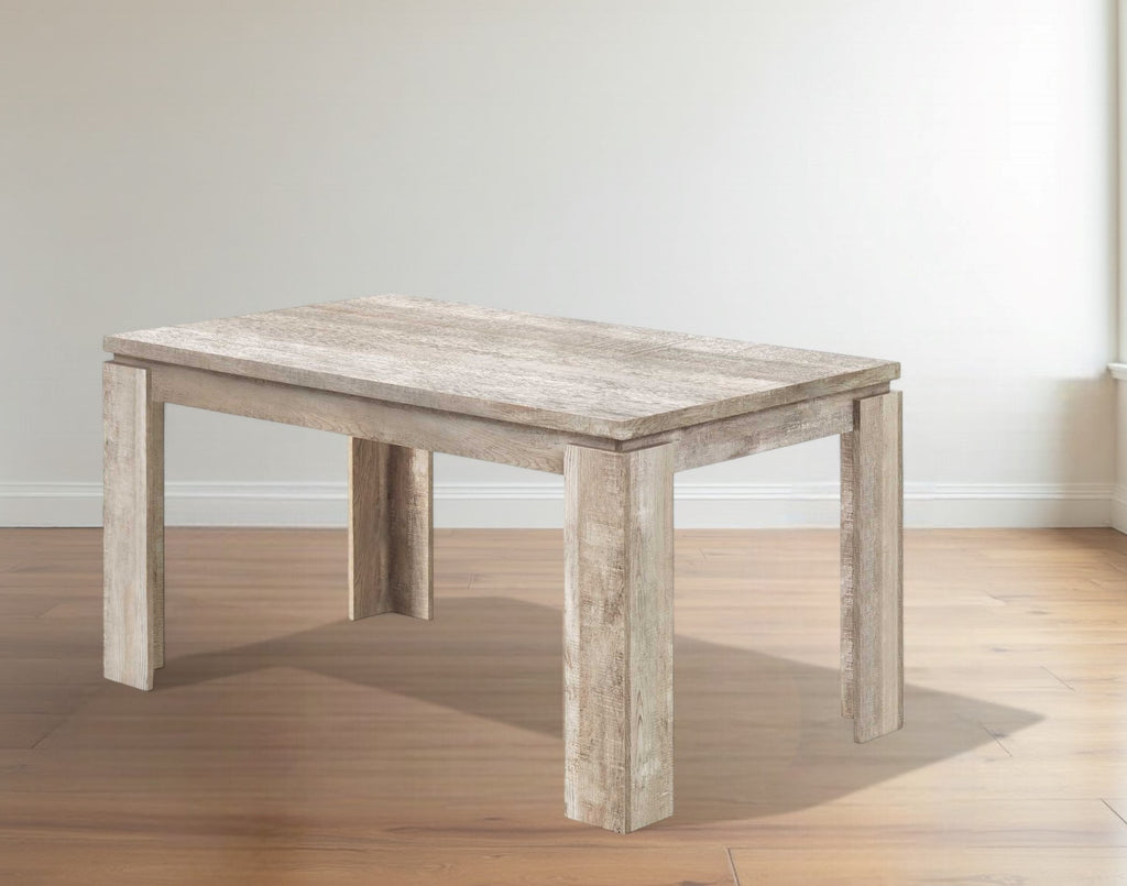 36" Taupe Dining Table