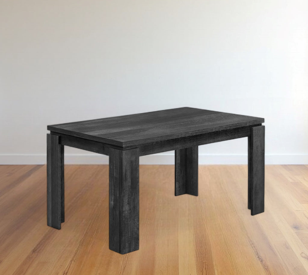 36" Black Dining Table