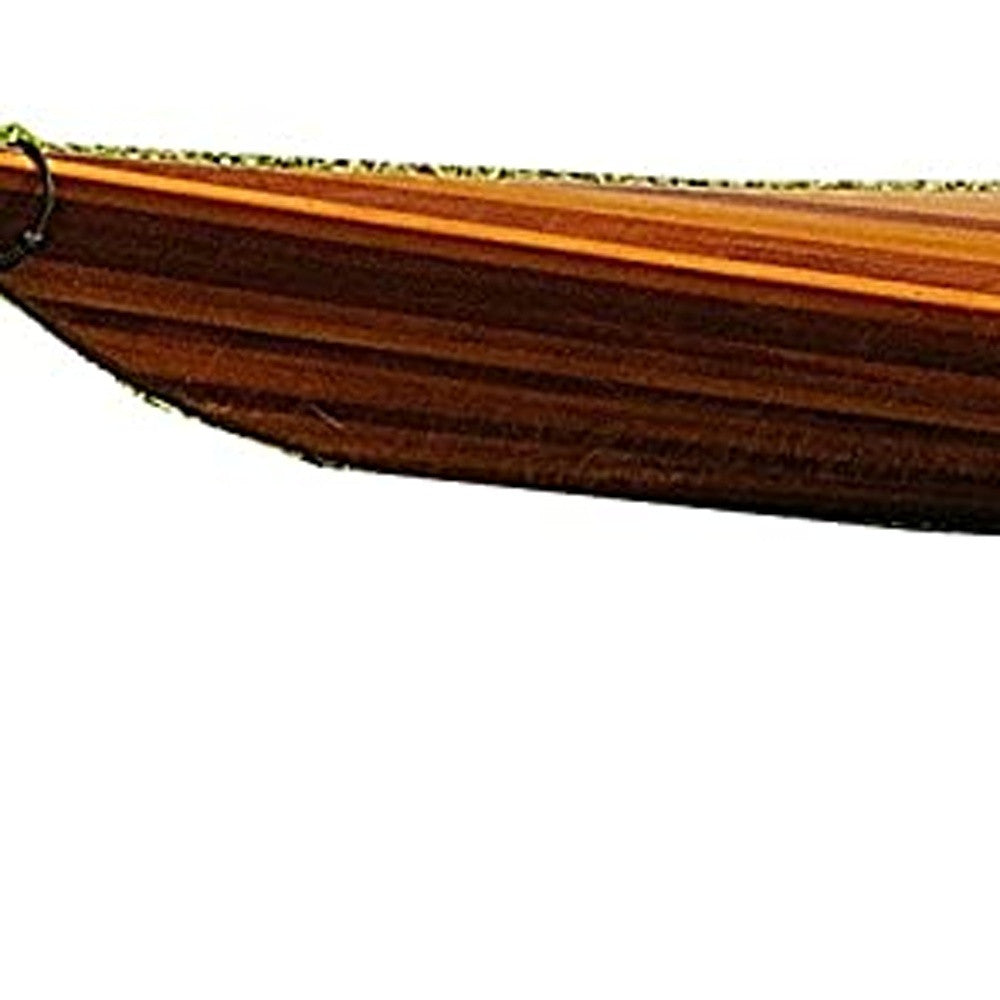 LuxxHomes  23" X 206" X 13" Wooden Kayak 1 Person