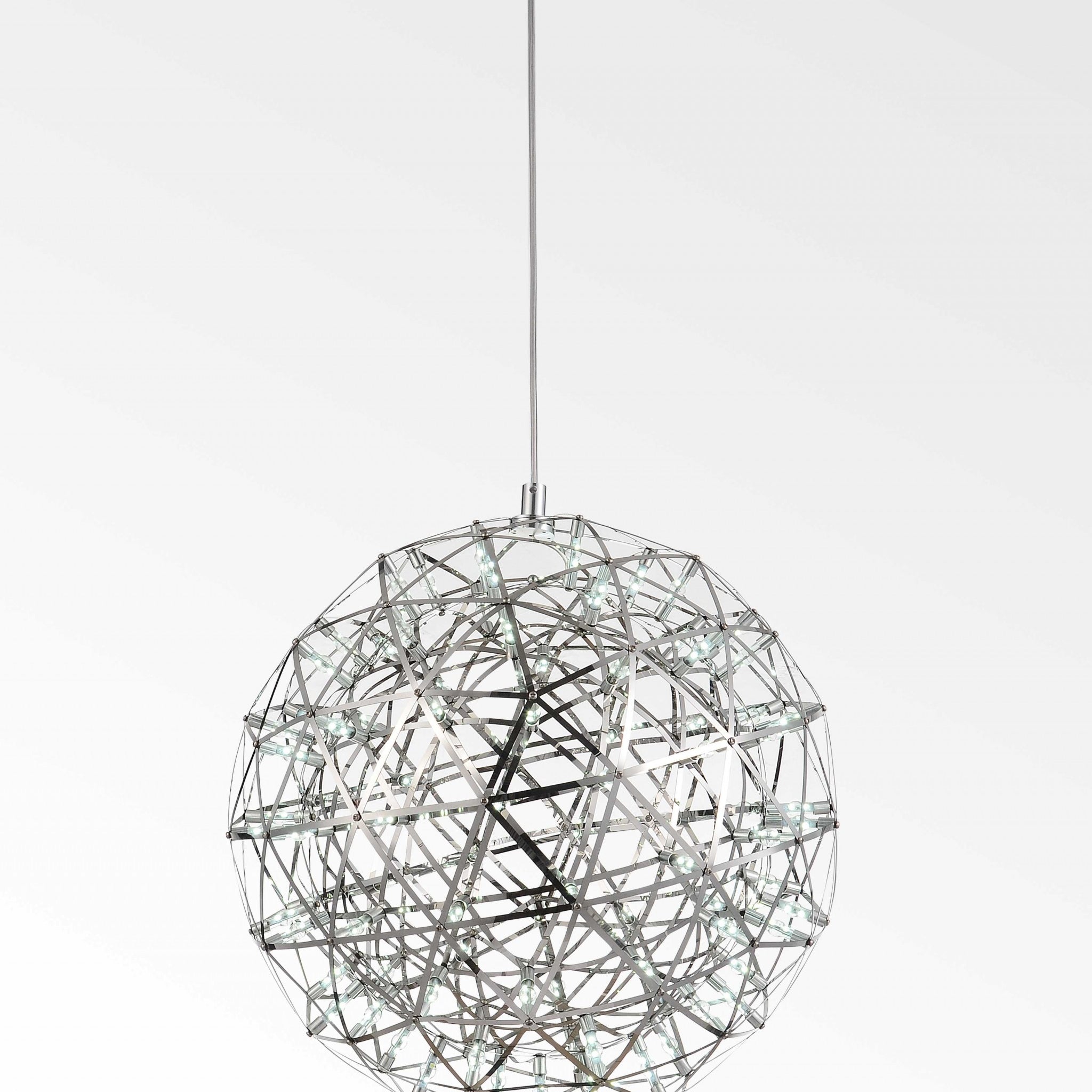 17 X" 17" Stainless Steel Pendant Lamp