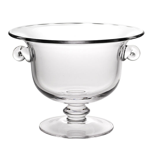 LuxxHomes  13 Mouth Blown Crystal Trophy Centerpiece Fruit Or Punchbowl