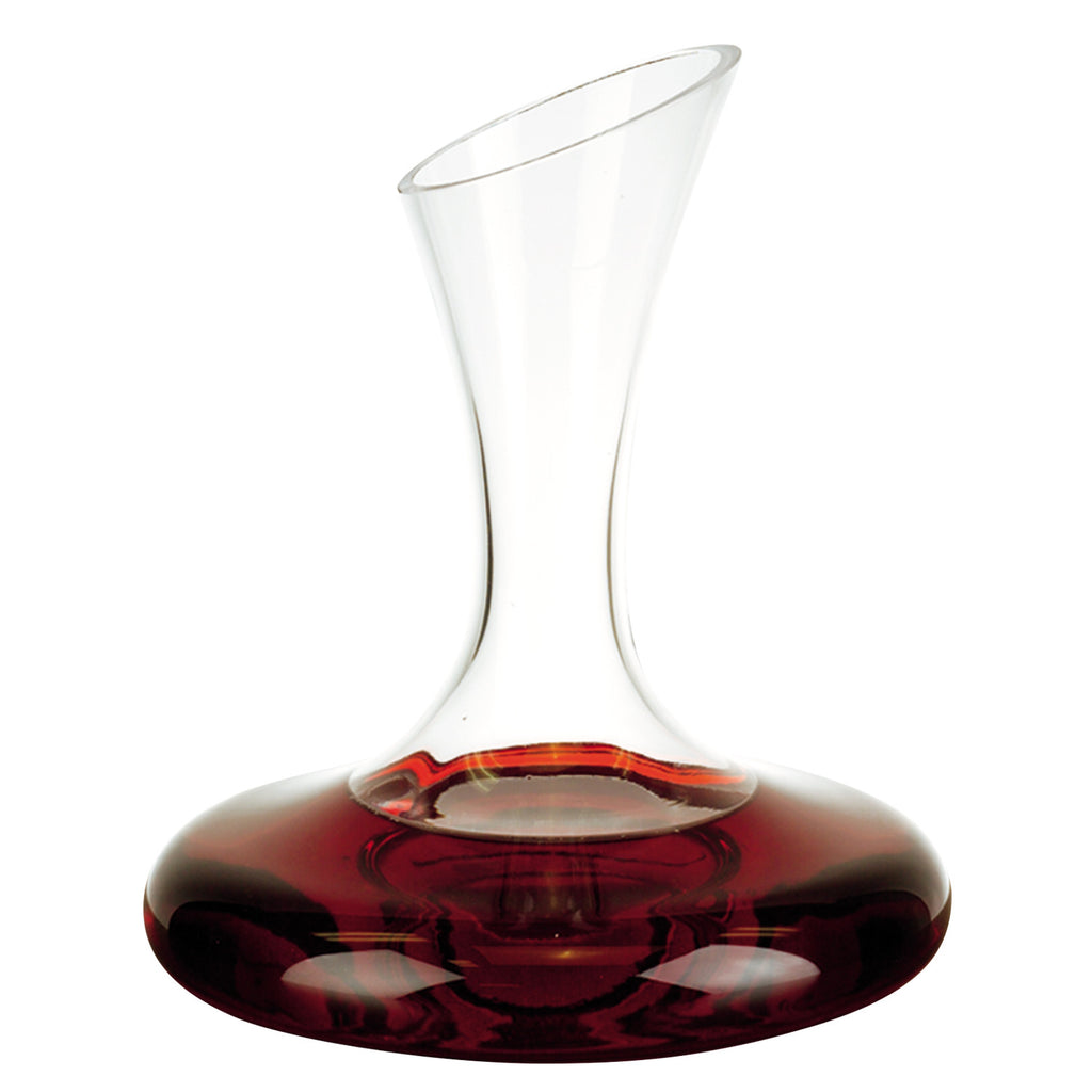 LuxxHomes  2 X 75 X 95 Mouth Blown Crystal Lead Free Wine Carafe  32 Oz