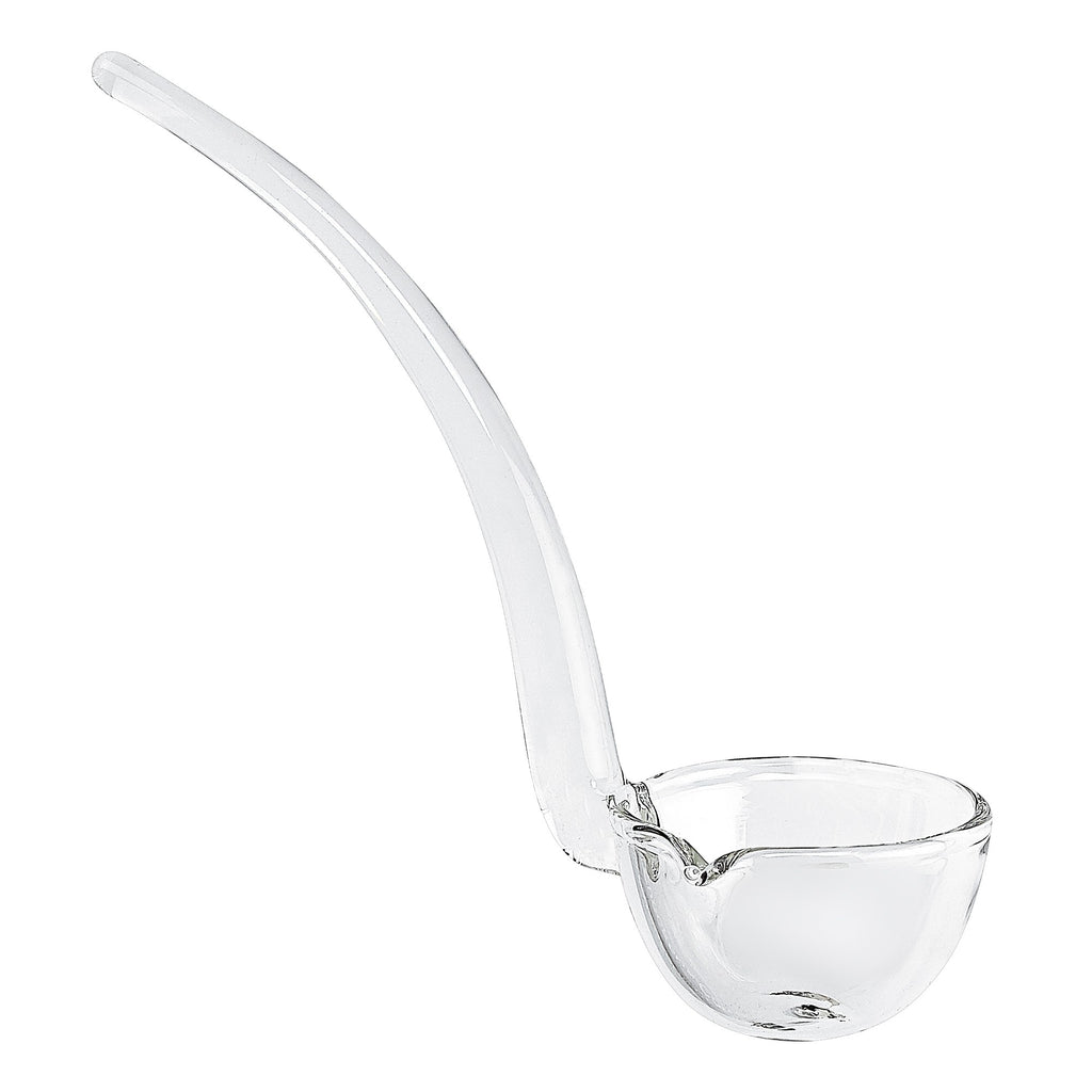 7" Mouth Blown Crystal Gravy Ladle