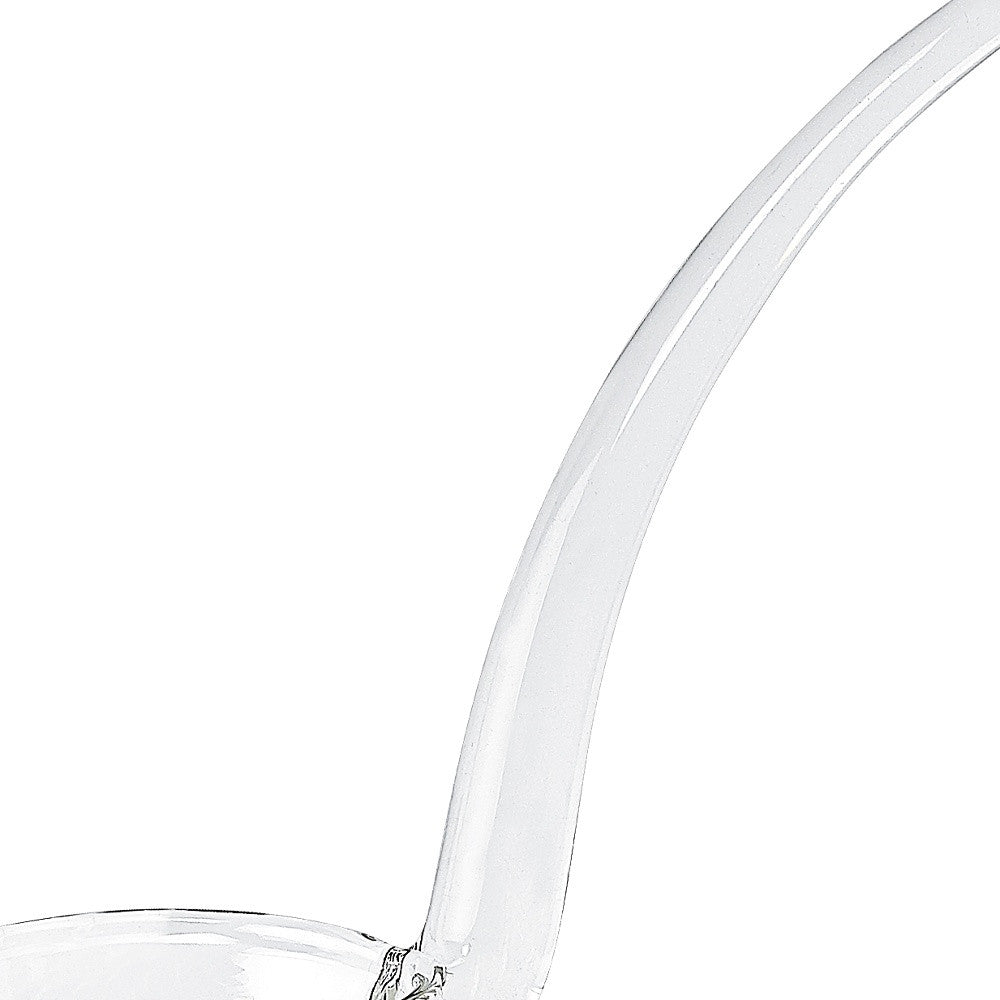 7" Mouth Blown Crystal Gravy Ladle