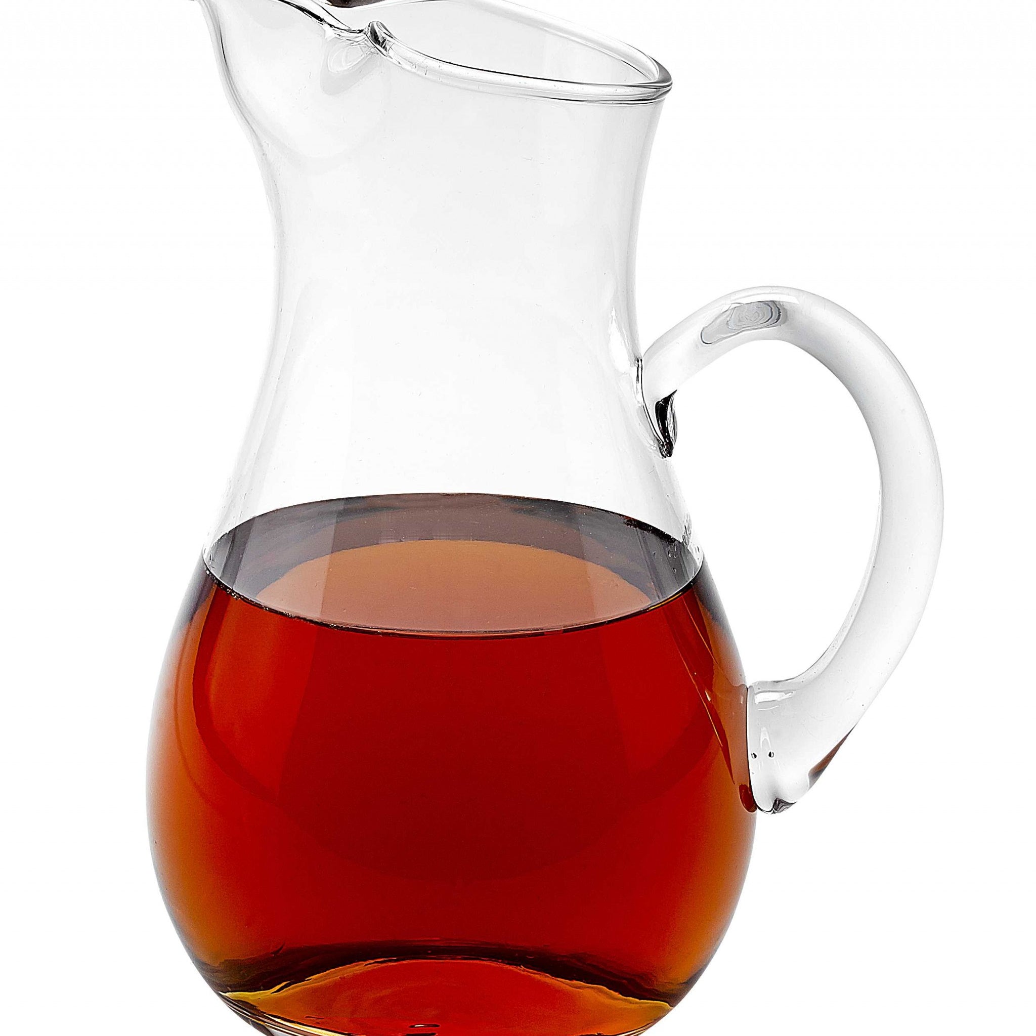 LuxxHomes  Mouth Blown Ice Tea  Martini Or Water Glass Pitcher  36 Oz