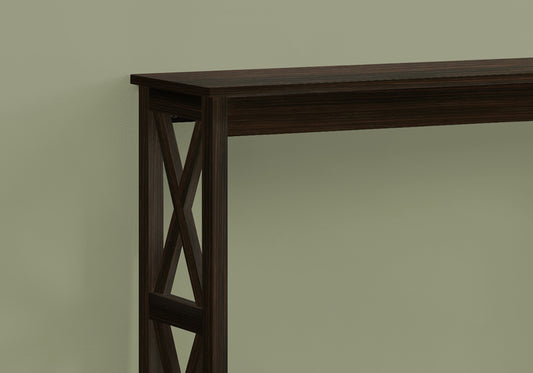 47" Espresso Console Table With Storage