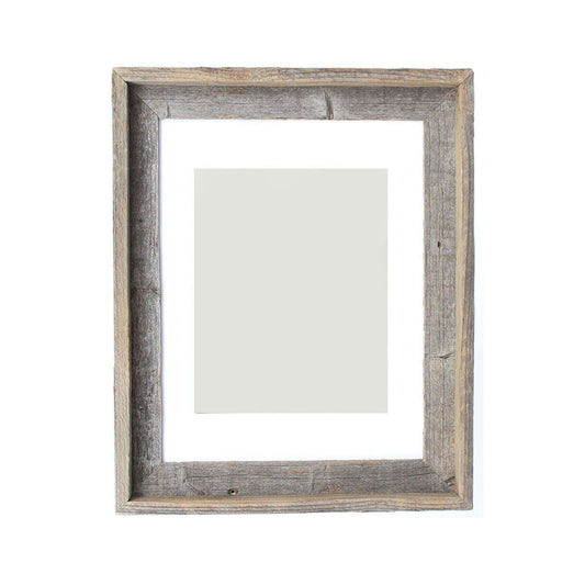 LuxxHomes  16" X 20" Rustic Reclaimed Wood Picture Frame