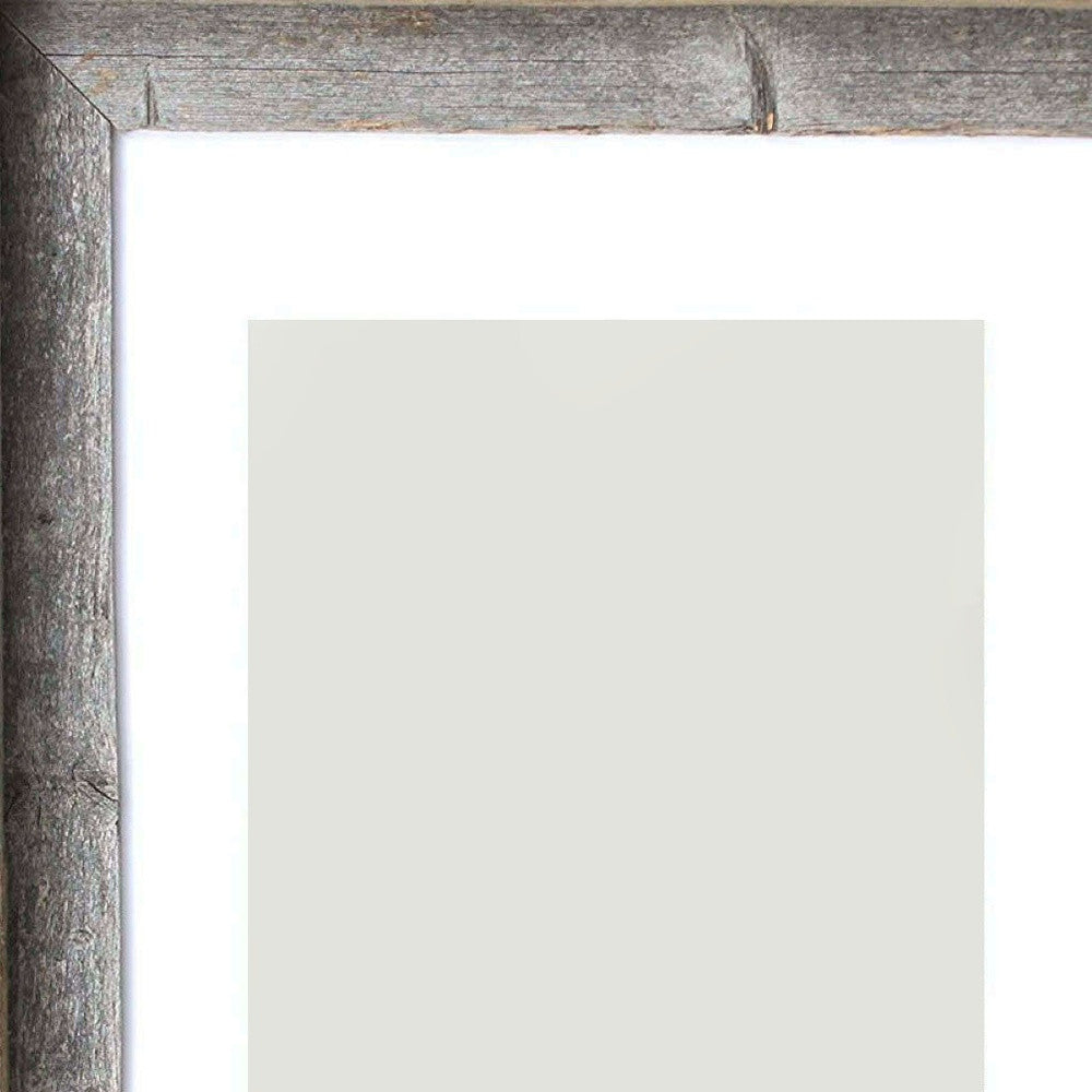 LuxxHomes  16" X 20" Rustic Reclaimed Wood Picture Frame