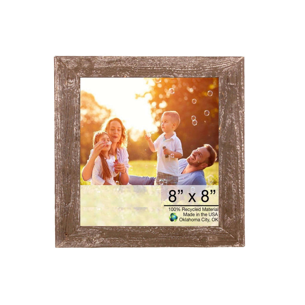 LuxxHomes  12"X13" Rustic Espresso Picture Frame