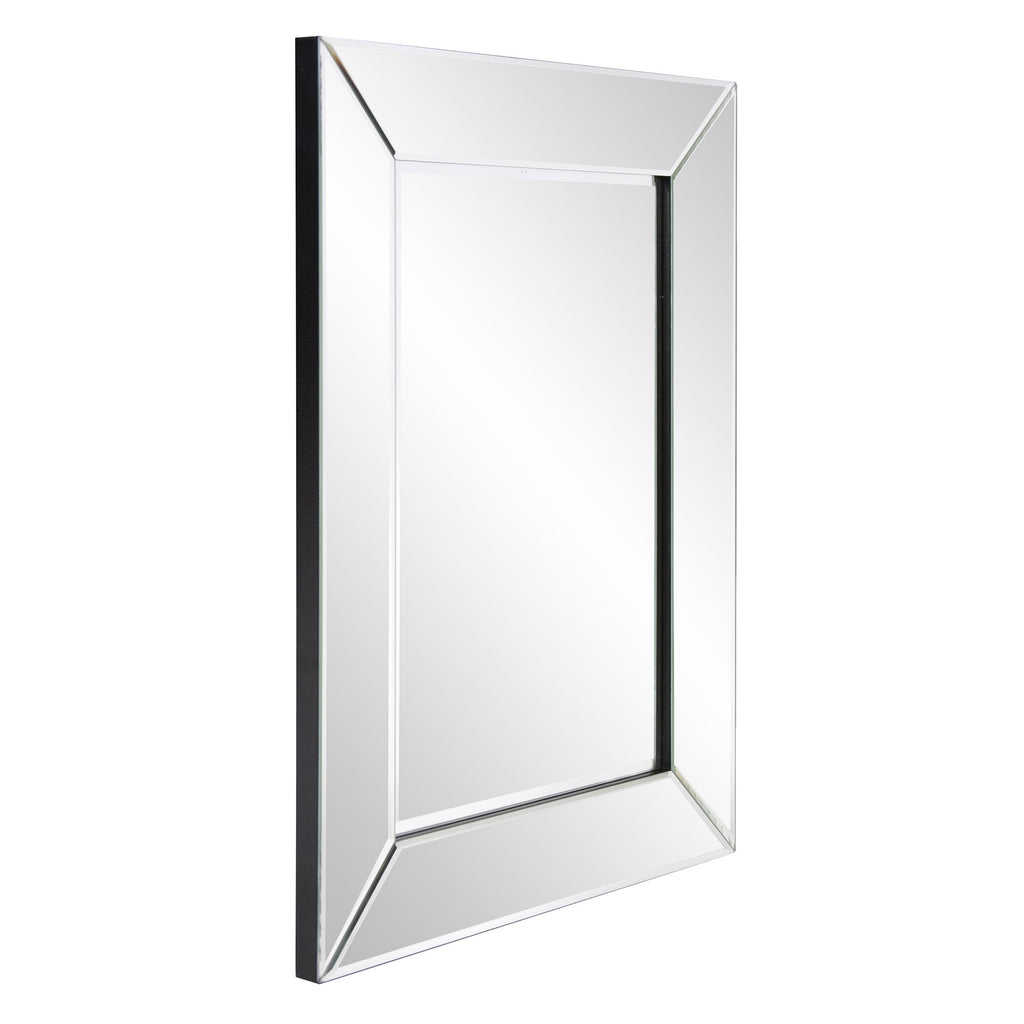 24" Clear Beveled Edge Frame Accent Mirror