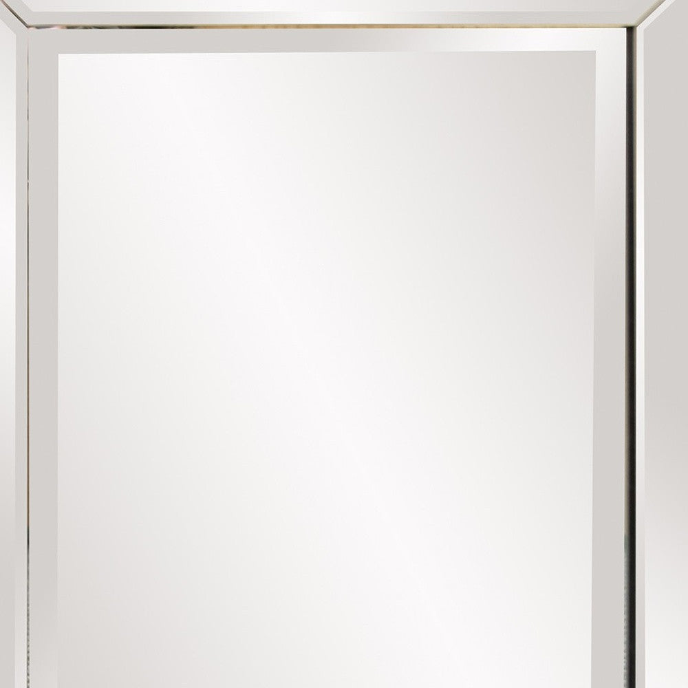 24" Clear Beveled Edge Frame Accent Mirror