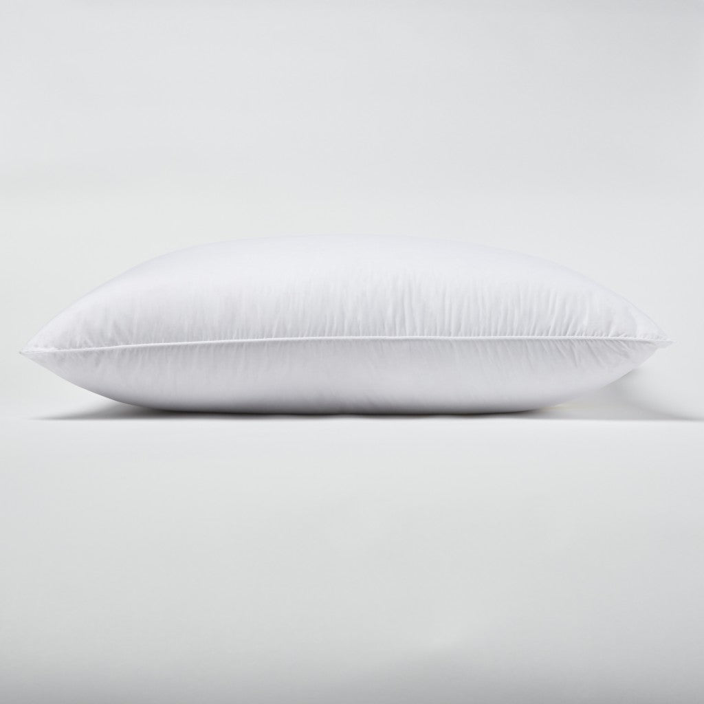 LuxxHomes  Lux Sateen Down Alternative Queen Size Firm Pillow