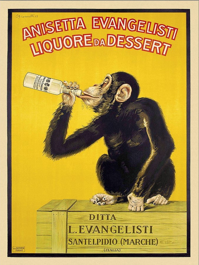 Anisetta Evangelisti Italian Liquor Unframed Print Wall Art