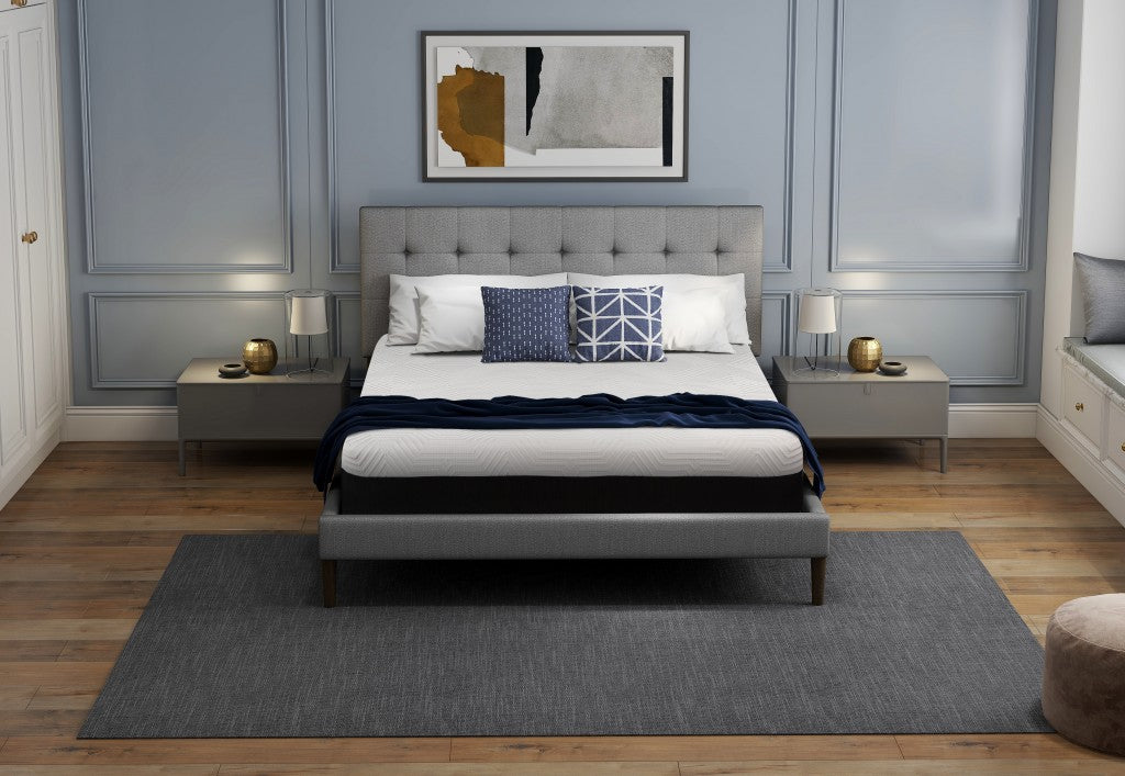 LuxxHomes  10.5" Lux Gel Infused Memory Foam And High Density Foam Mattress Twin