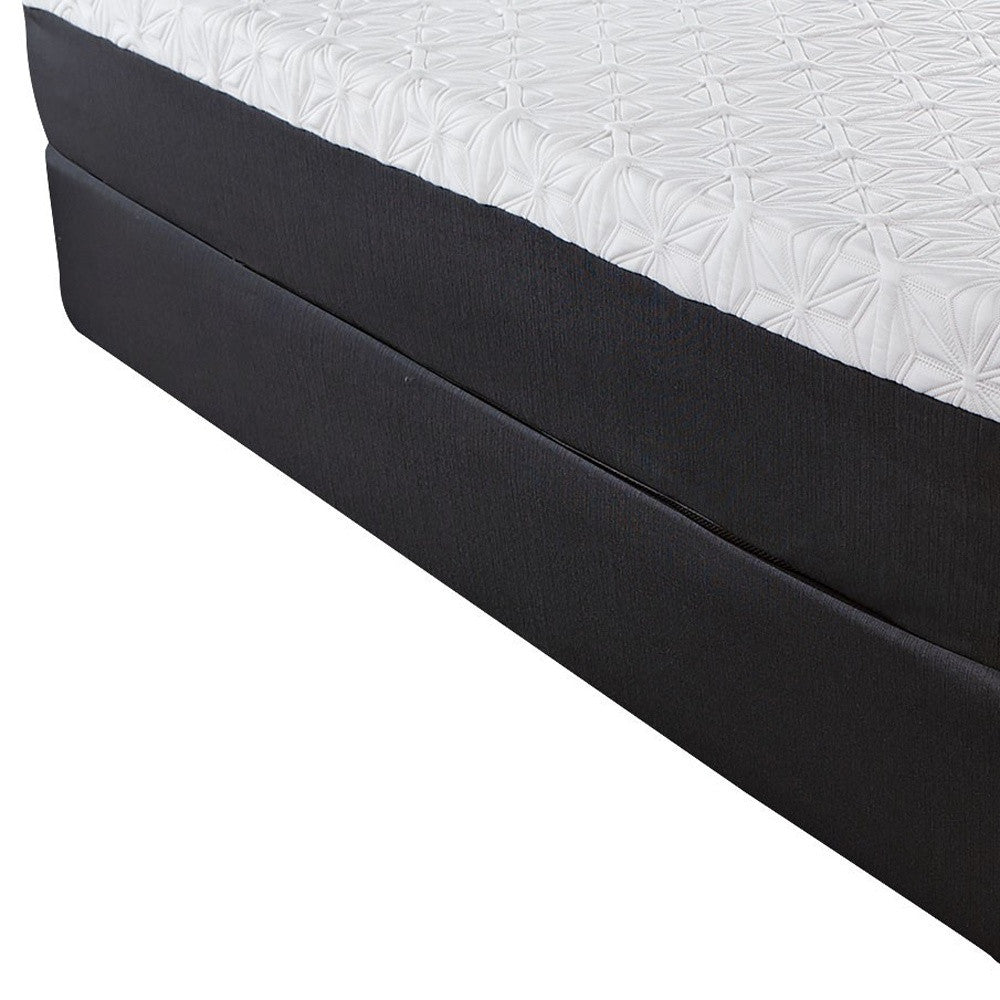 LuxxHomes  10.5" Lux Gel Infused Memory Foam And High Density Foam Mattress Twin