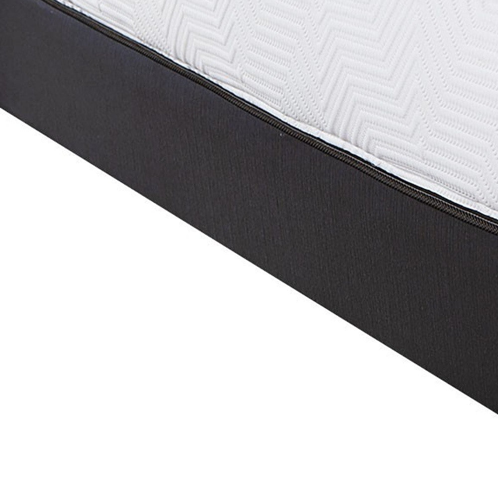 LuxxHomes  10.5" Hybrid Lux Memory Foam And Wrapped Coil Mattress Twin