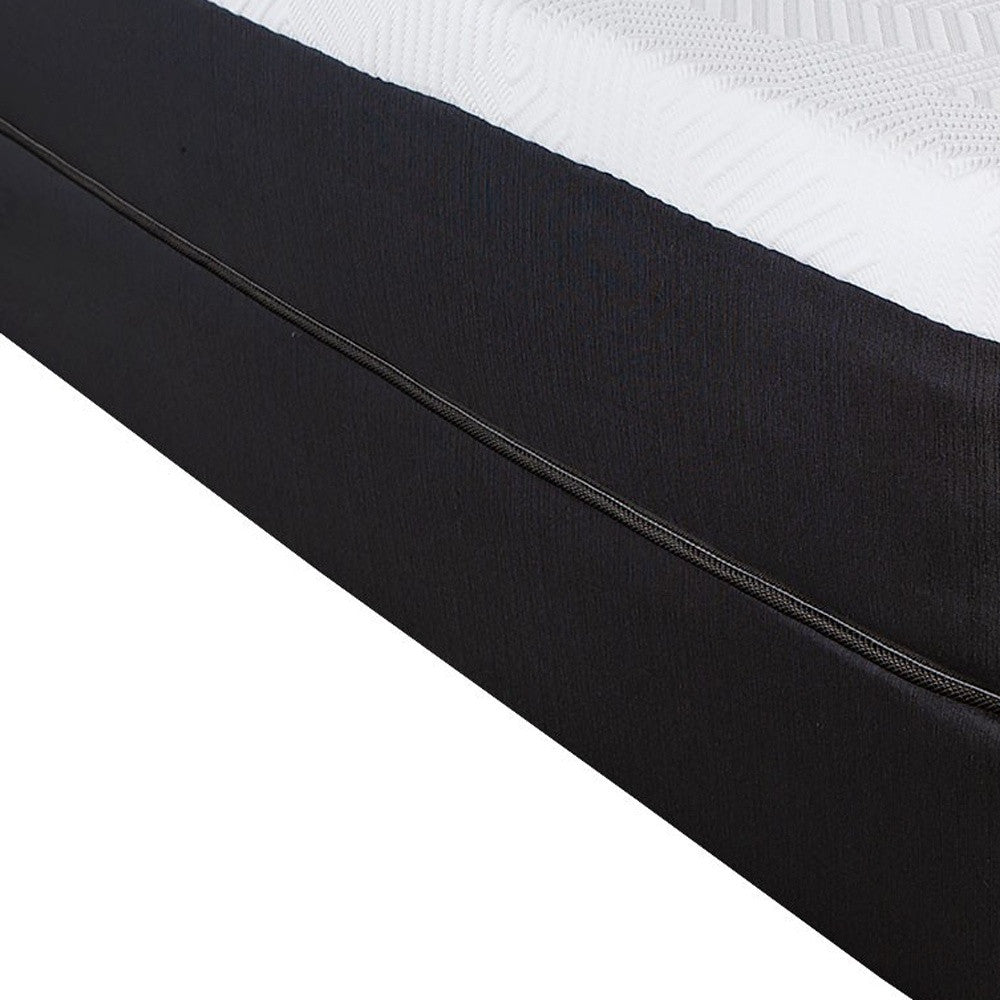 LuxxHomes  13" Hybrid Lux Memory Foam And Wrapped Coil Mattress Twin