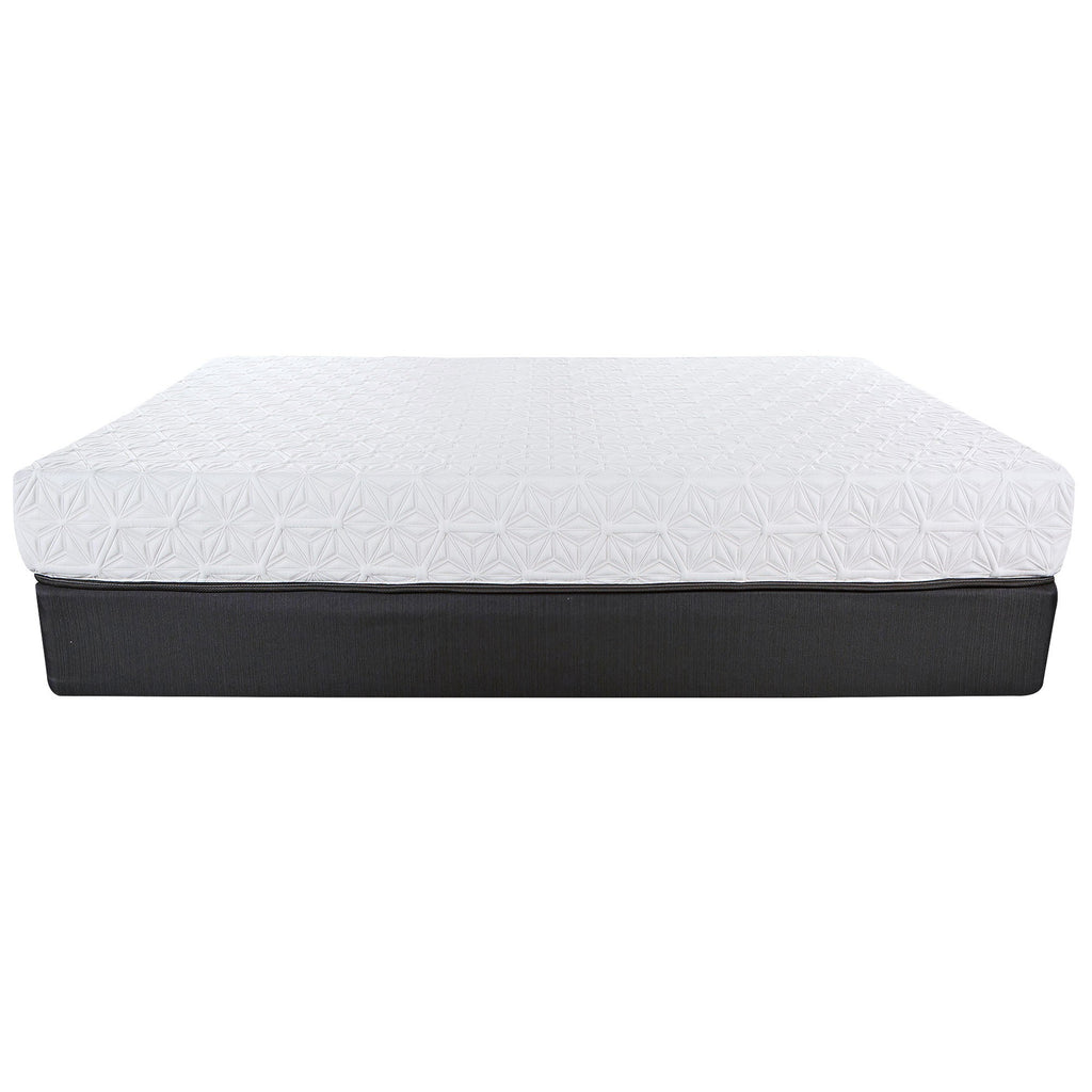 LuxxHomes  8 Inch Luxury Plush Gel Infused Memory Foam And Hd Support Foam Smooth Top Mattress