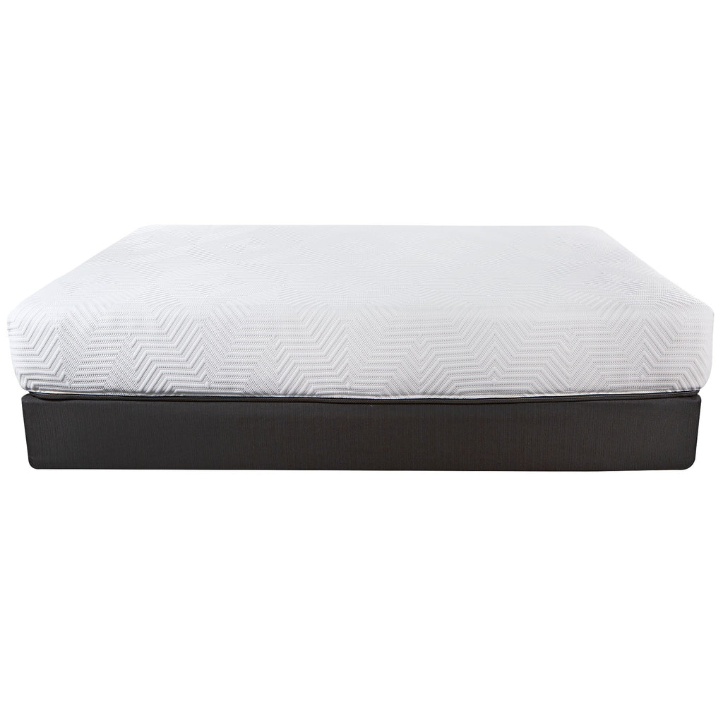 LuxxHomes  10.5" Hybrid Lux Memory Foam And Wrapped Coil Mattress Twin