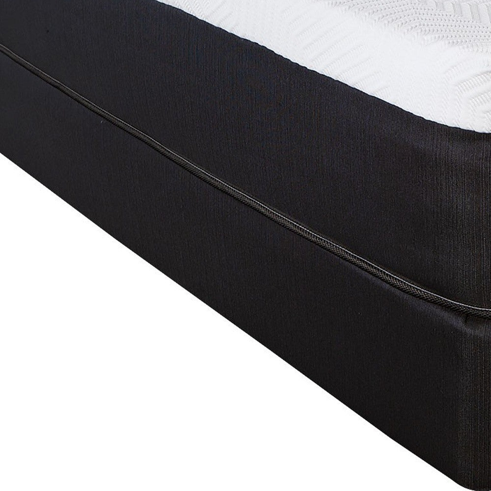 LuxxHomes  13" Hybrid Lux Memory Foam And Wrapped Coil Mattress Twin