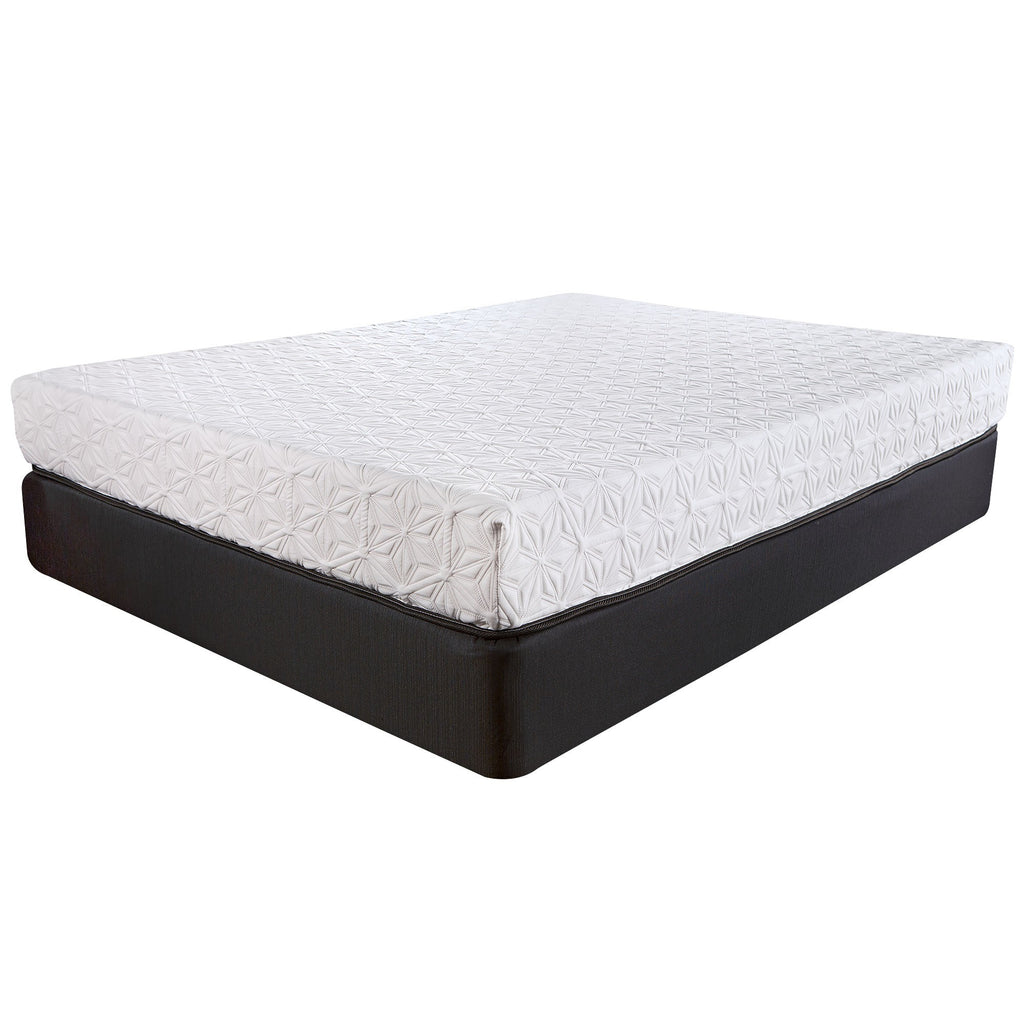 LuxxHomes  8 Inch Luxury Plush Gel Infused Memory Foam And Hd Support Foam Smooth Top Mattress