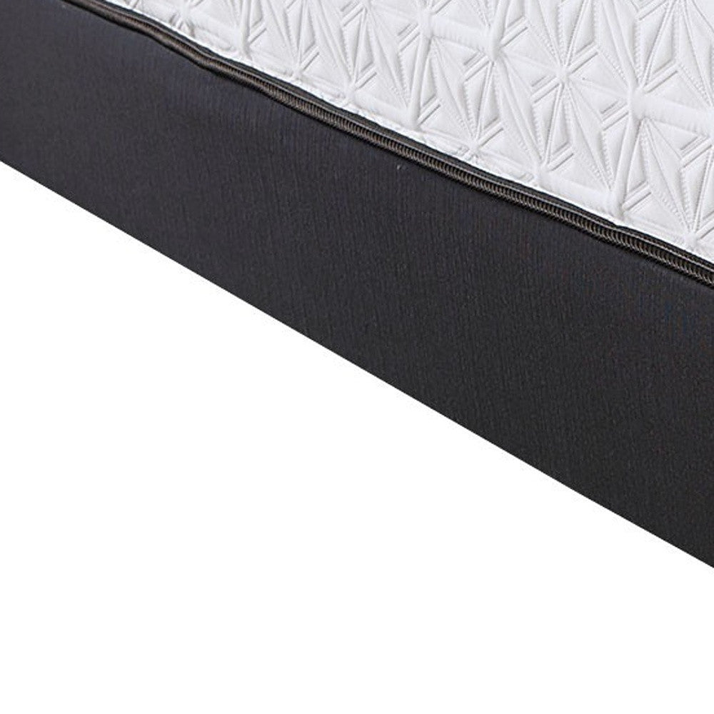 LuxxHomes  8 Inch Luxury Plush Gel Infused Memory Foam And Hd Support Foam Smooth Top Mattress