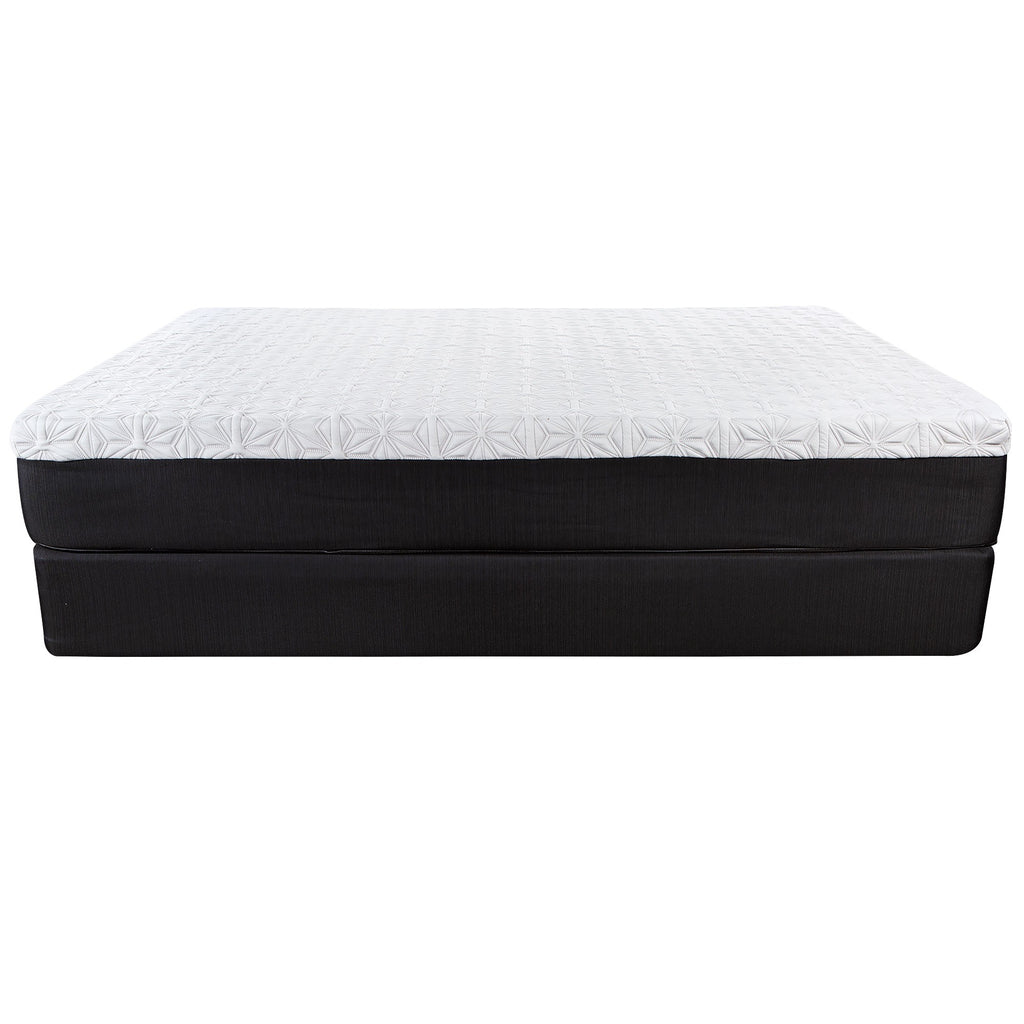 LuxxHomes  10.5" Lux Gel Infused Memory Foam And High Density Foam Mattress Twin