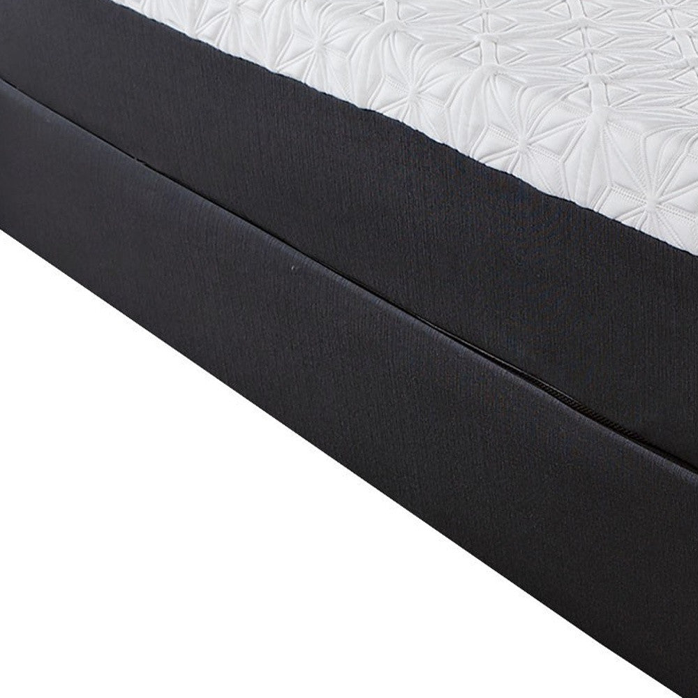 LuxxHomes  10.5" Lux Gel Infused Memory Foam And High Density Foam Mattress Twin