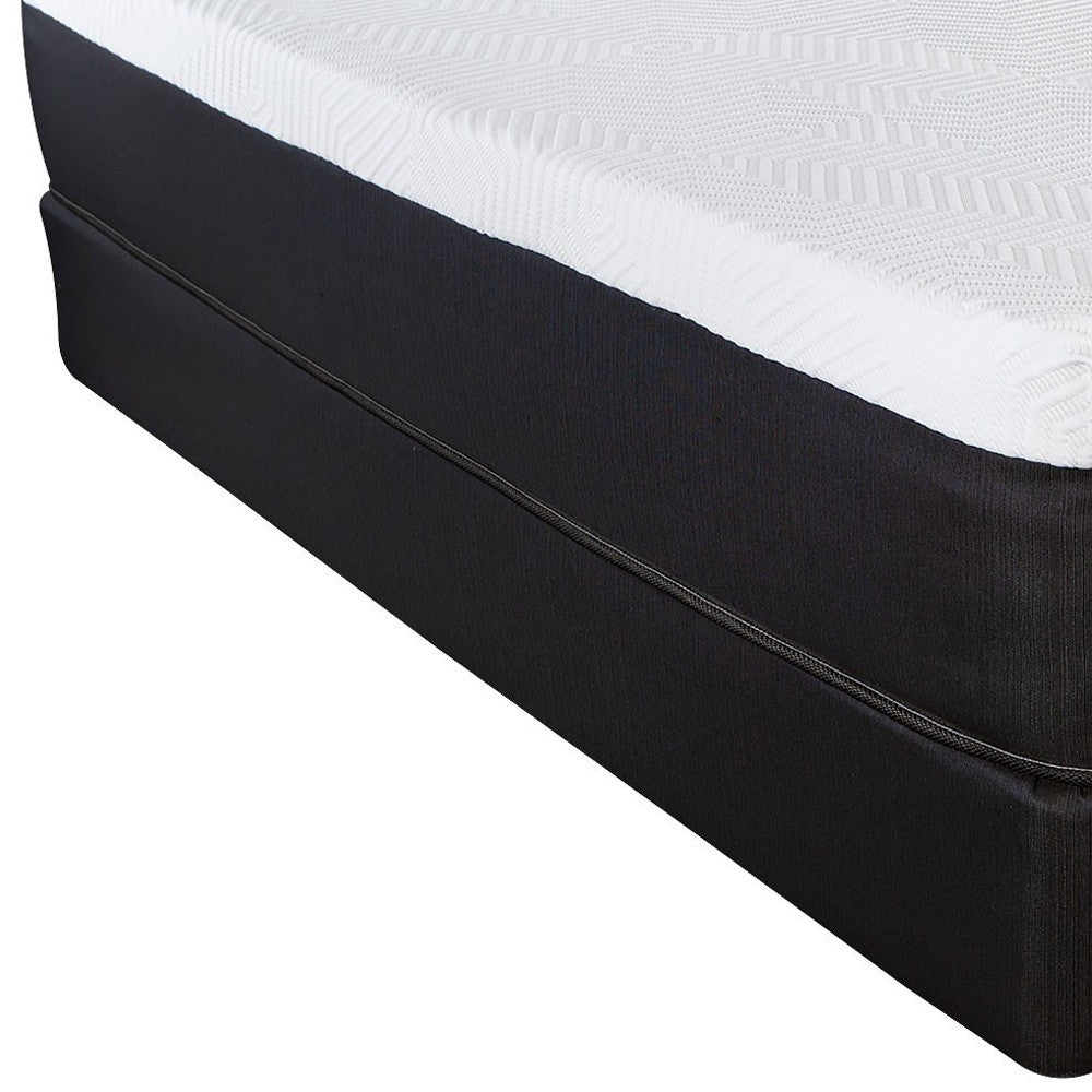 LuxxHomes  13" Hybrid Lux Memory Foam And Wrapped Coil Mattress Twin