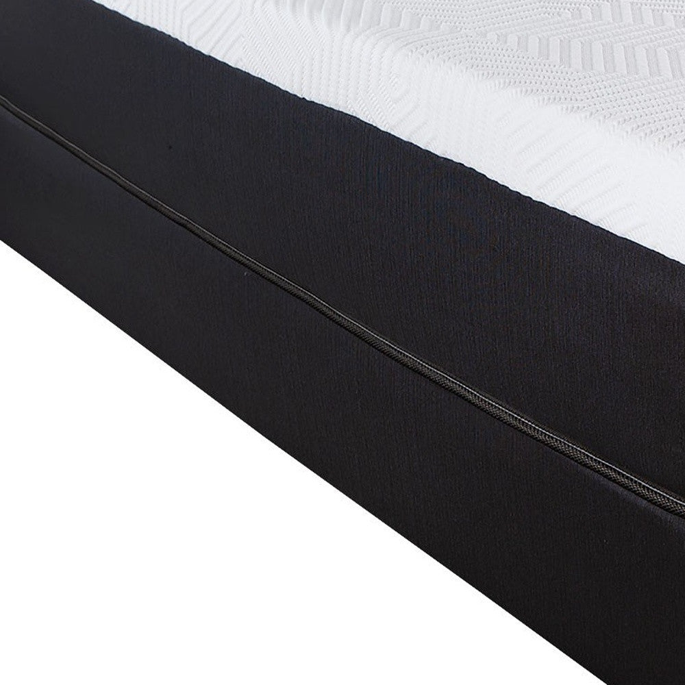 LuxxHomes  13" Hybrid Lux Memory Foam And Wrapped Coil Mattress Twin