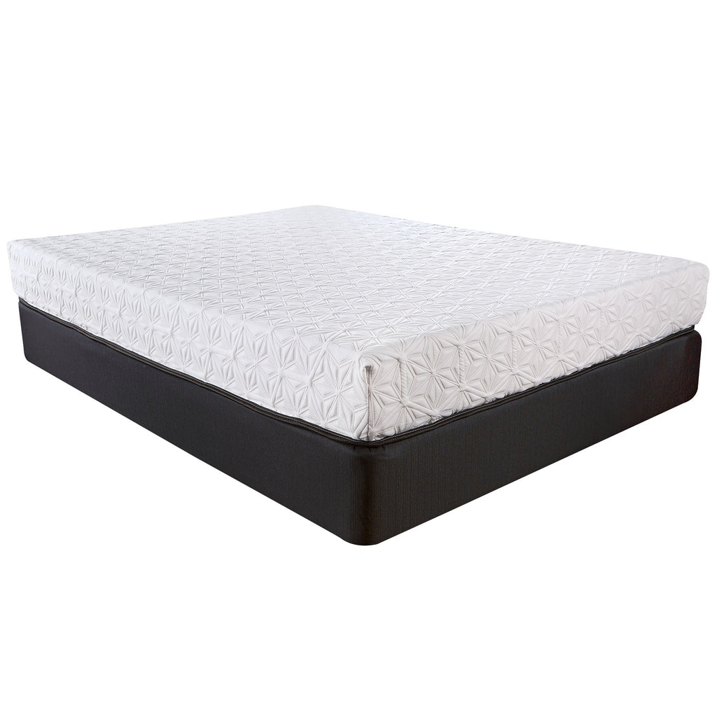 LuxxHomes  8 Inch Luxury Plush Gel Infused Memory Foam And Hd Support Foam Smooth Top Mattress