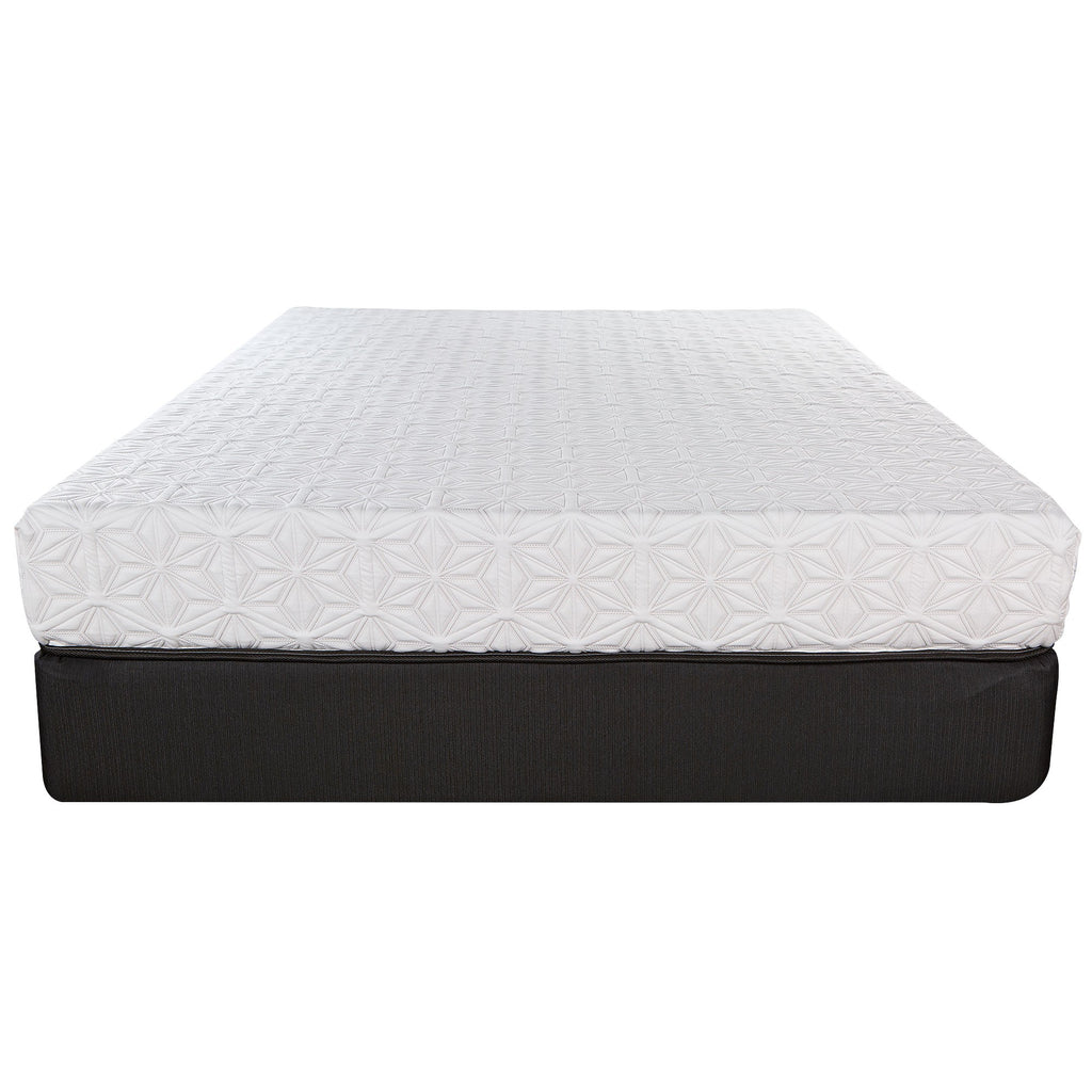 LuxxHomes  8 Inch Luxury Plush Gel Infused Memory Foam And Hd Support Foam Smooth Top Mattress