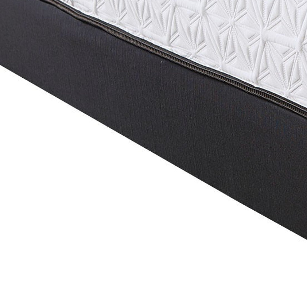 LuxxHomes  8 Inch Luxury Plush Gel Infused Memory Foam And Hd Support Foam Smooth Top Mattress