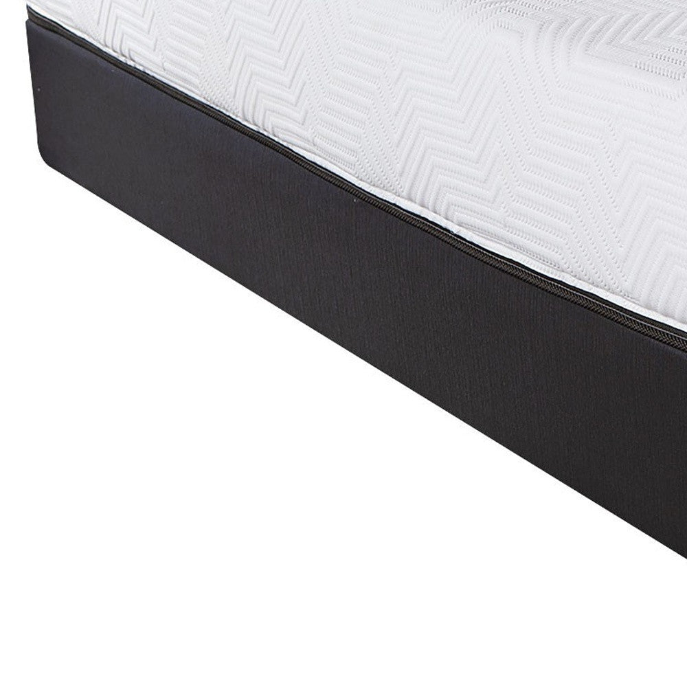 LuxxHomes  10.5" Hybrid Lux Memory Foam And Wrapped Coil Mattress Twin