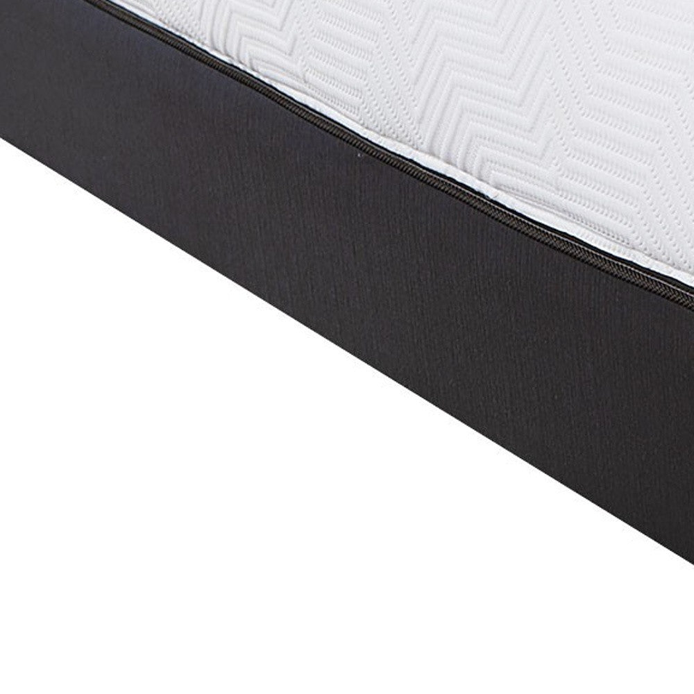 LuxxHomes  10.5" Hybrid Lux Memory Foam And Wrapped Coil Mattress Twin