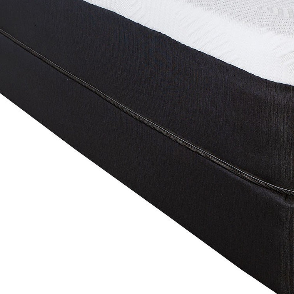 LuxxHomes  13" Hybrid Lux Memory Foam And Wrapped Coil Mattress Twin