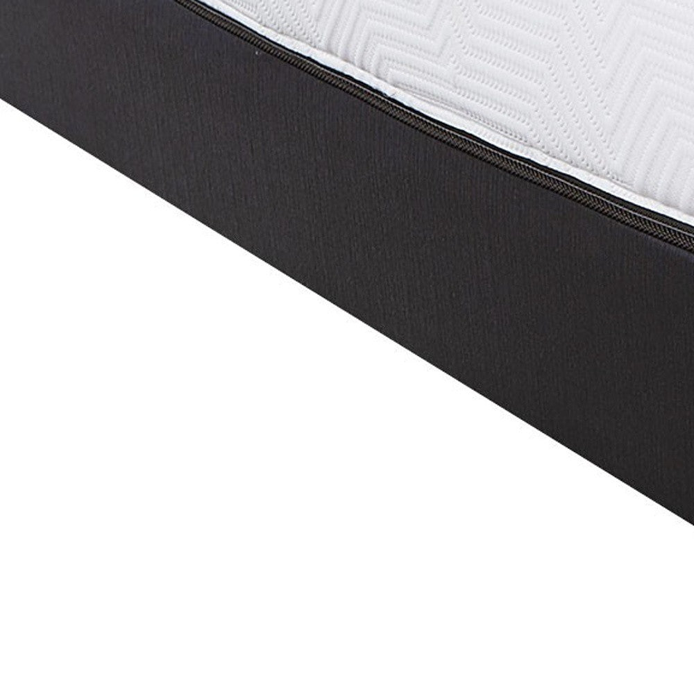 LuxxHomes  10.5" Hybrid Lux Memory Foam And Wrapped Coil Mattress Twin