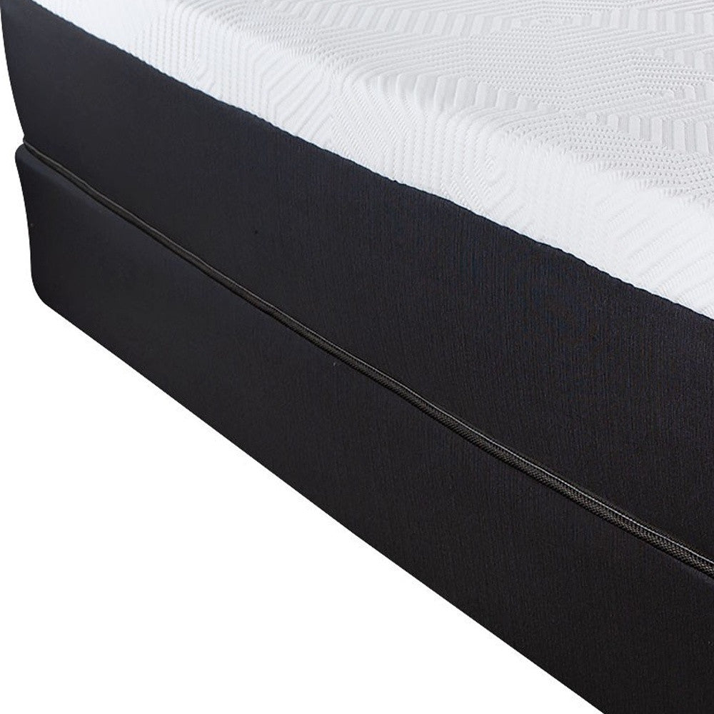 LuxxHomes  13" Hybrid Lux Memory Foam And Wrapped Coil Mattress Twin