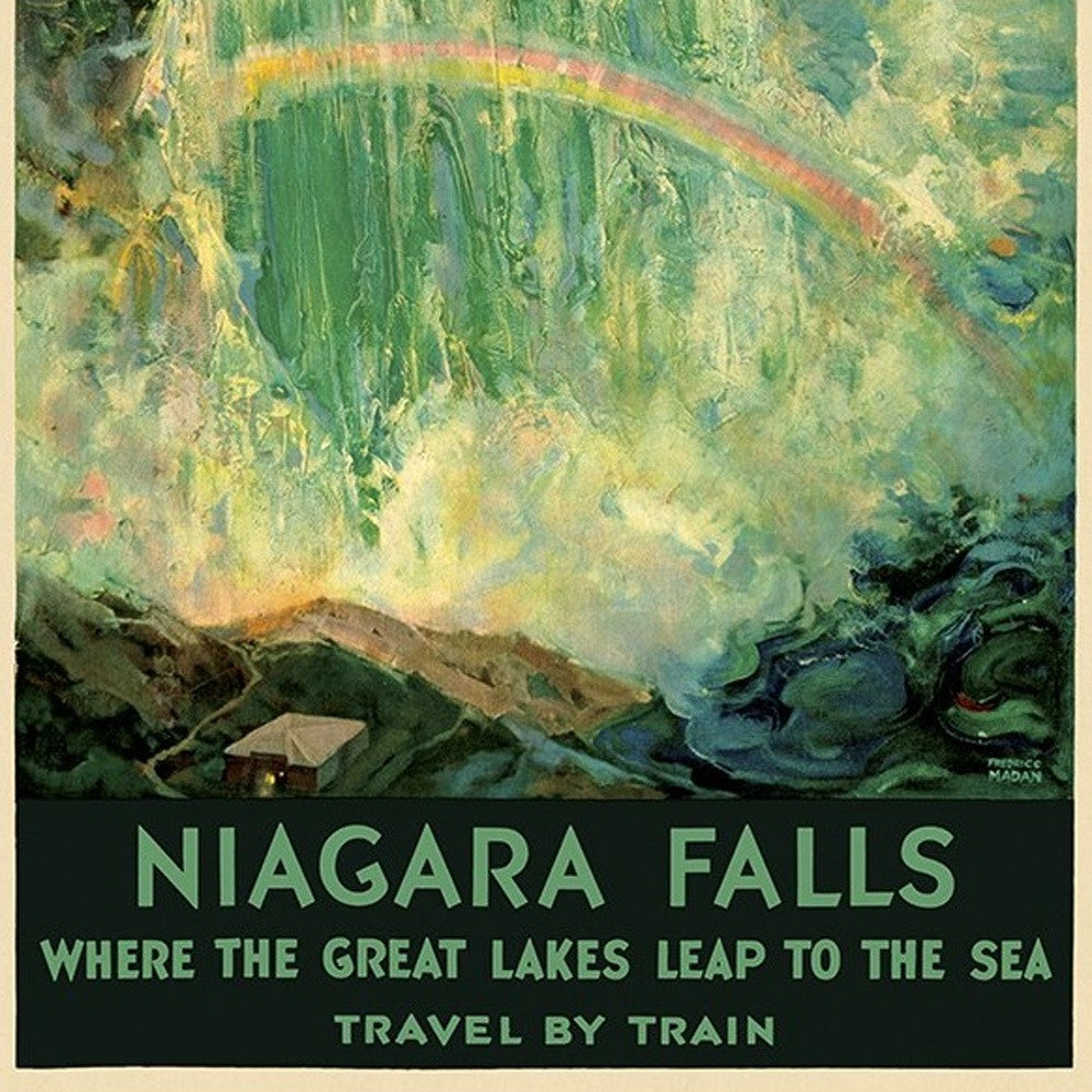 36" X 54" Niagra Falls New York C1920S Vintage Travel Poster Wall Art