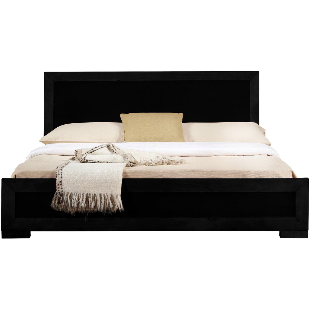 Oak Solid and Manufactured Wood King Bed Frame