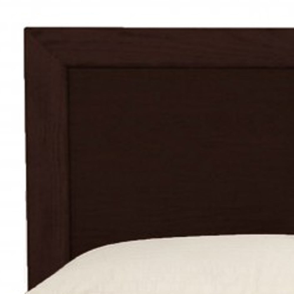 Oak Solid and Manufactured Wood King Bed Frame