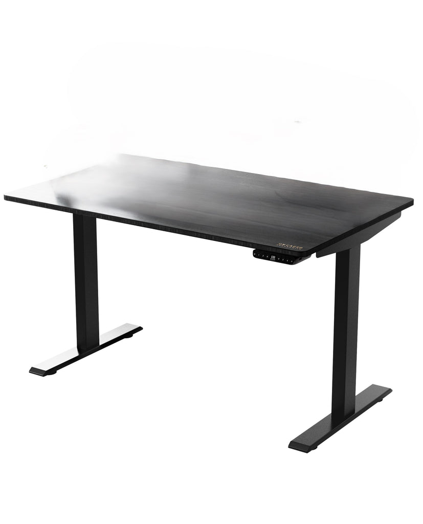 30" Adjustable Black Stainless Steel Standing Desk