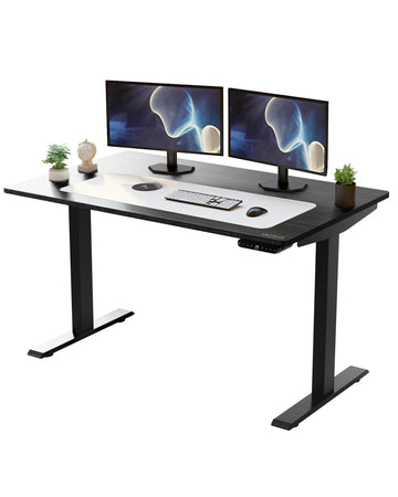 30" Adjustable Black Stainless Steel Standing Desk