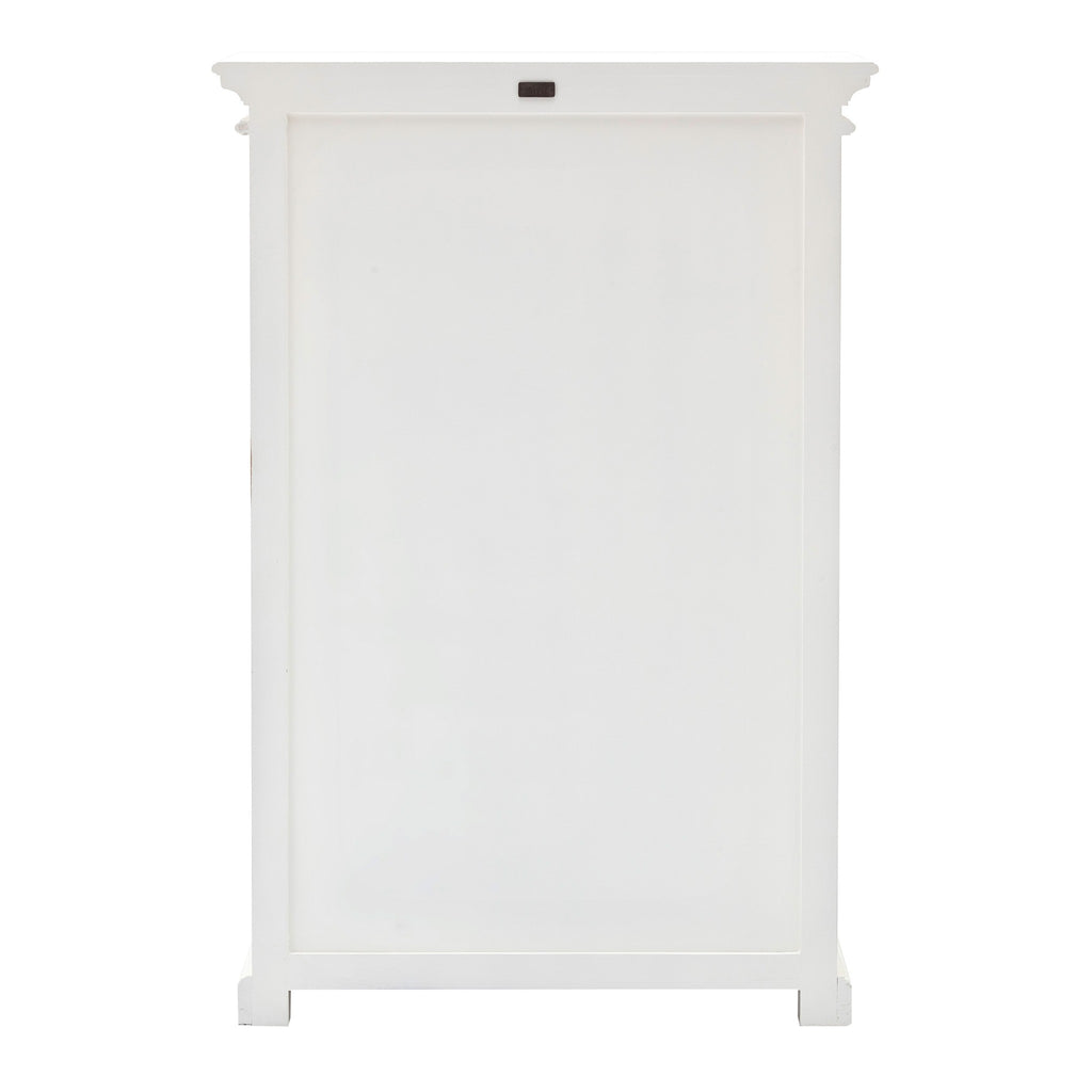 Classic White Two Level Storage Cabinet