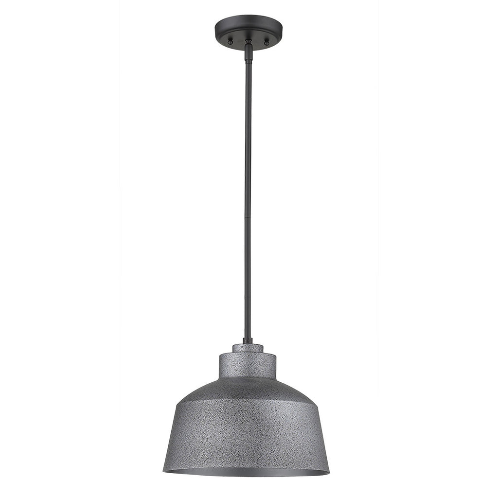 LuxxHomes  Barnes 1-Light Gray Convertible Pendant