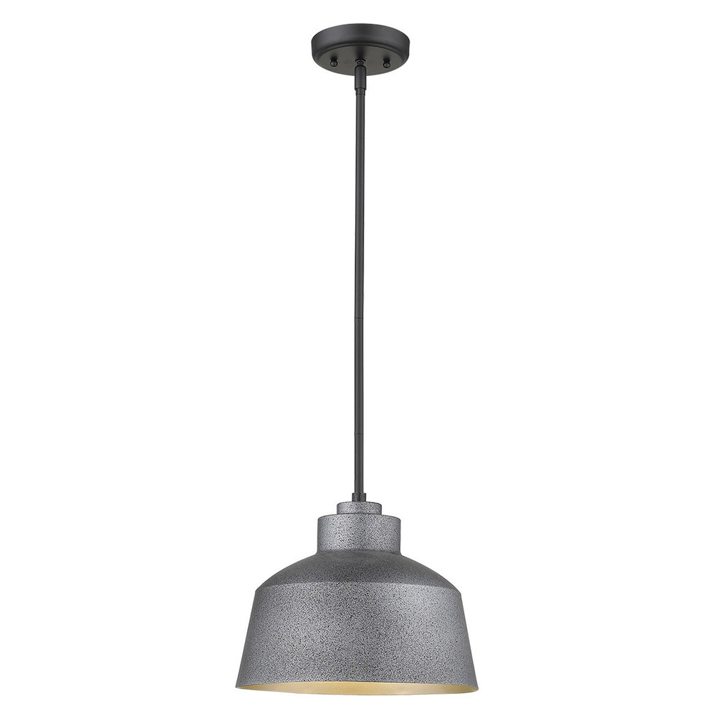 LuxxHomes  Barnes 1-Light Gray Convertible Pendant